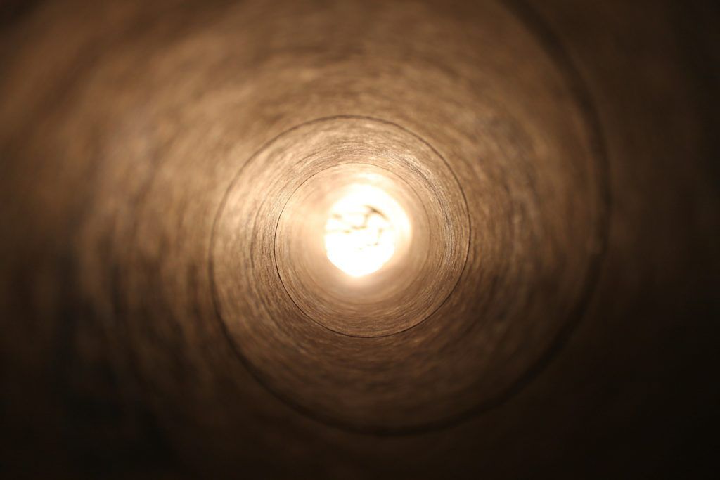 There is a light at the end of the tunnel.