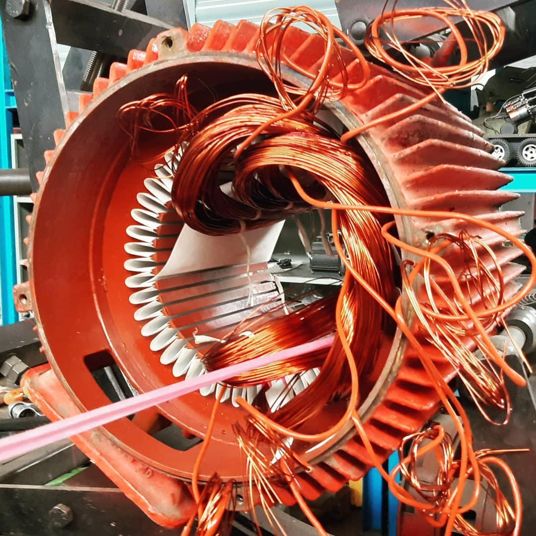riparazione motore elettrico