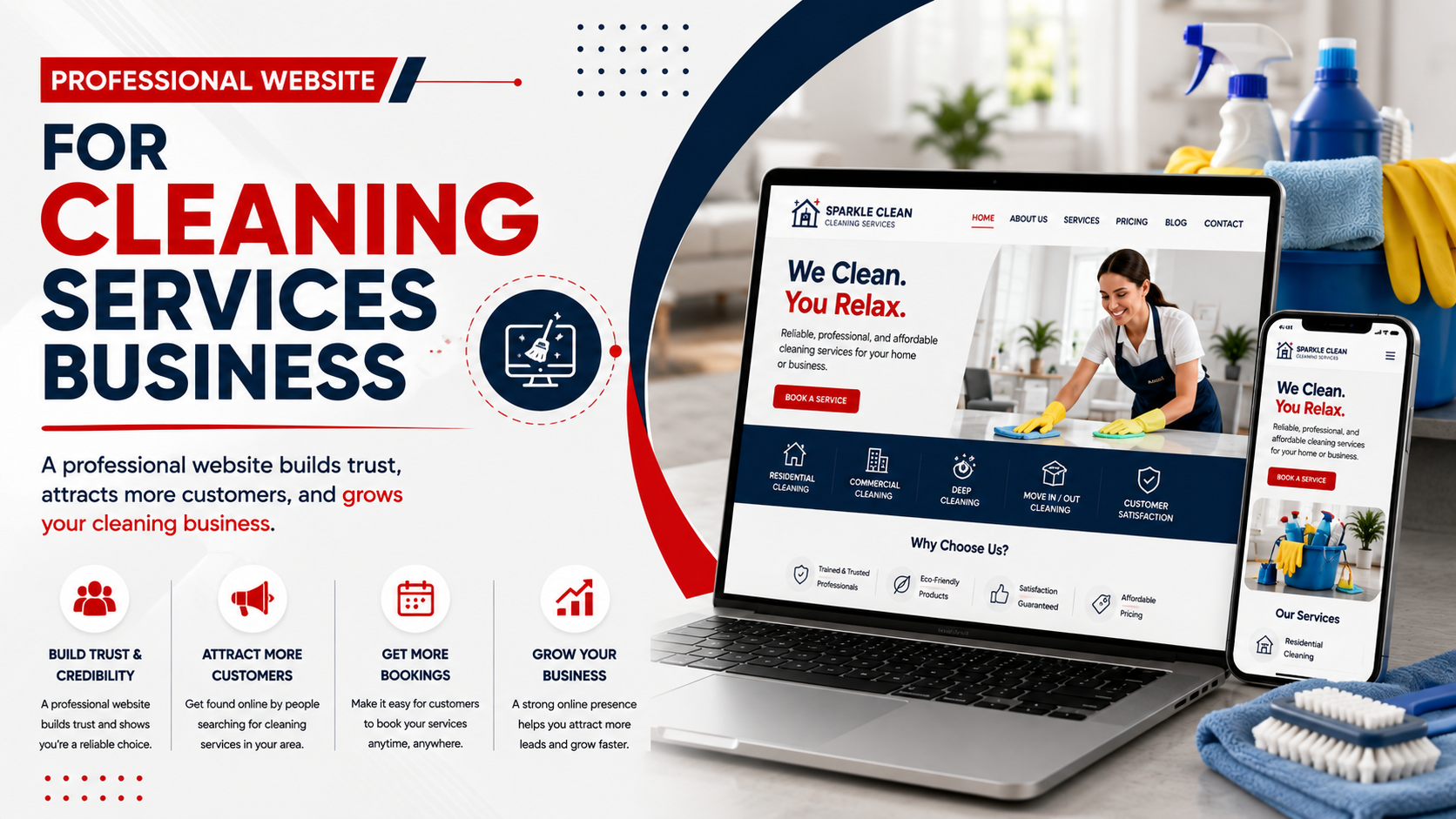 Digital Marketing For Cleaning Business in Quebec | DMlink
