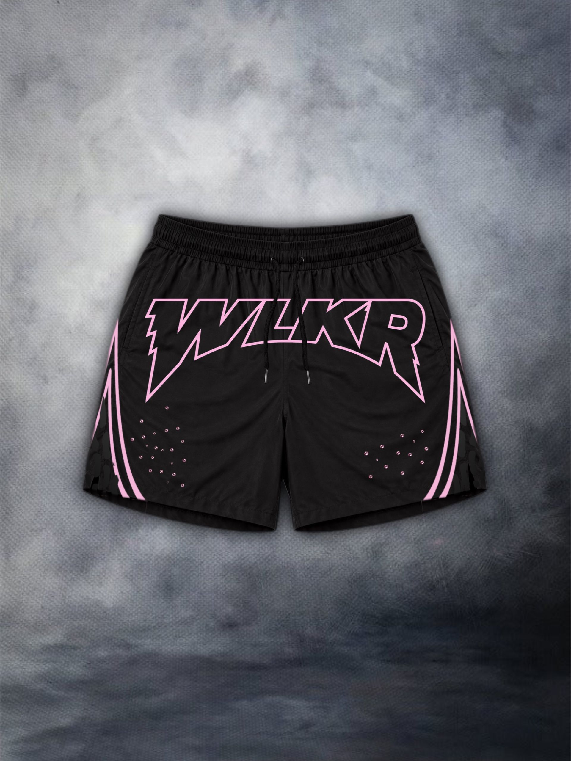 Men's Pink/Charcoal WLKR Performance Shorts