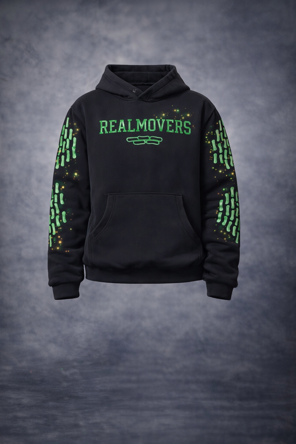 WLKR Sweatshirt RETRO BLACK/ GREEN