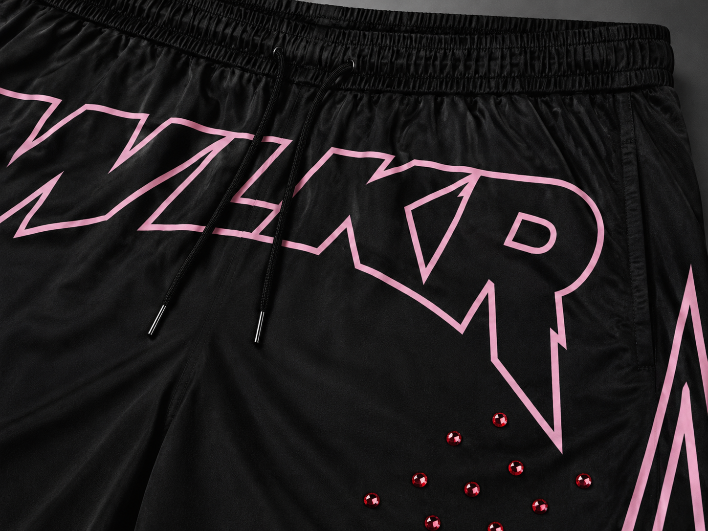 Men's Pink/Charcoal WLKR Performance Shorts