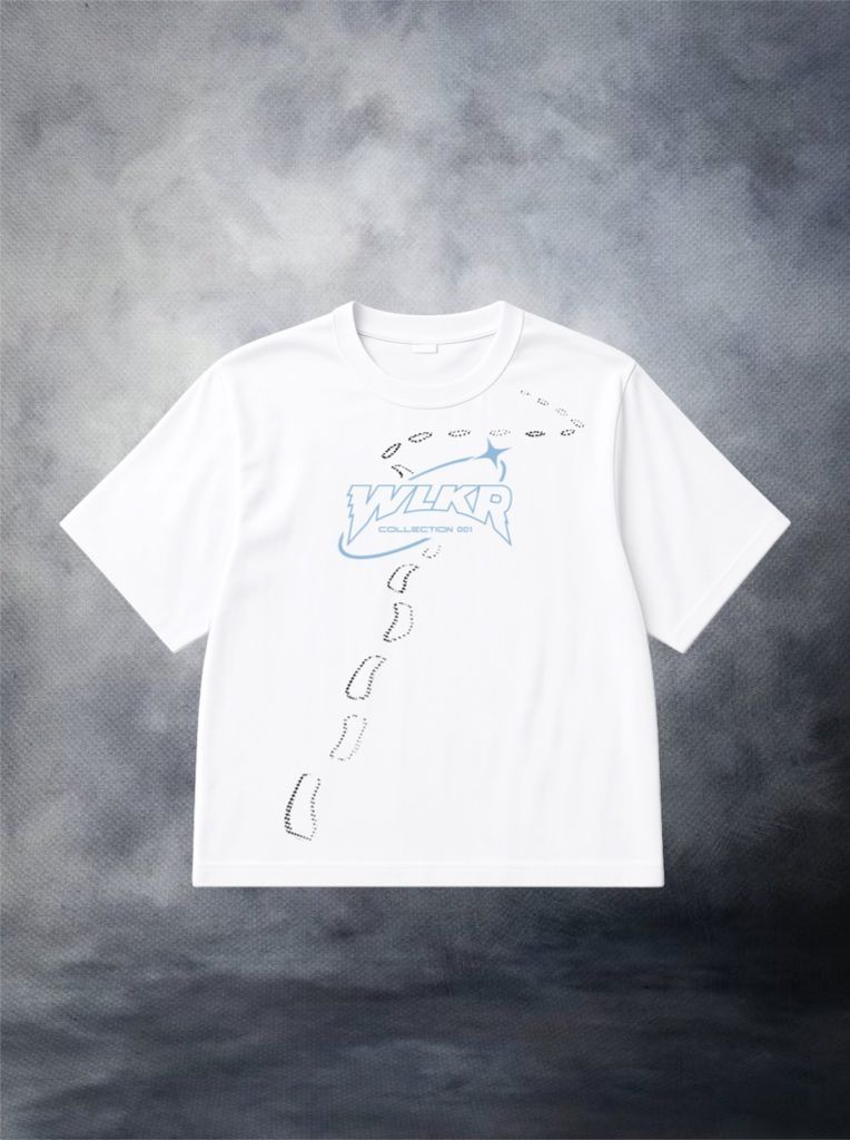Men's Powder Blue/Blk WLKR Performance Tee