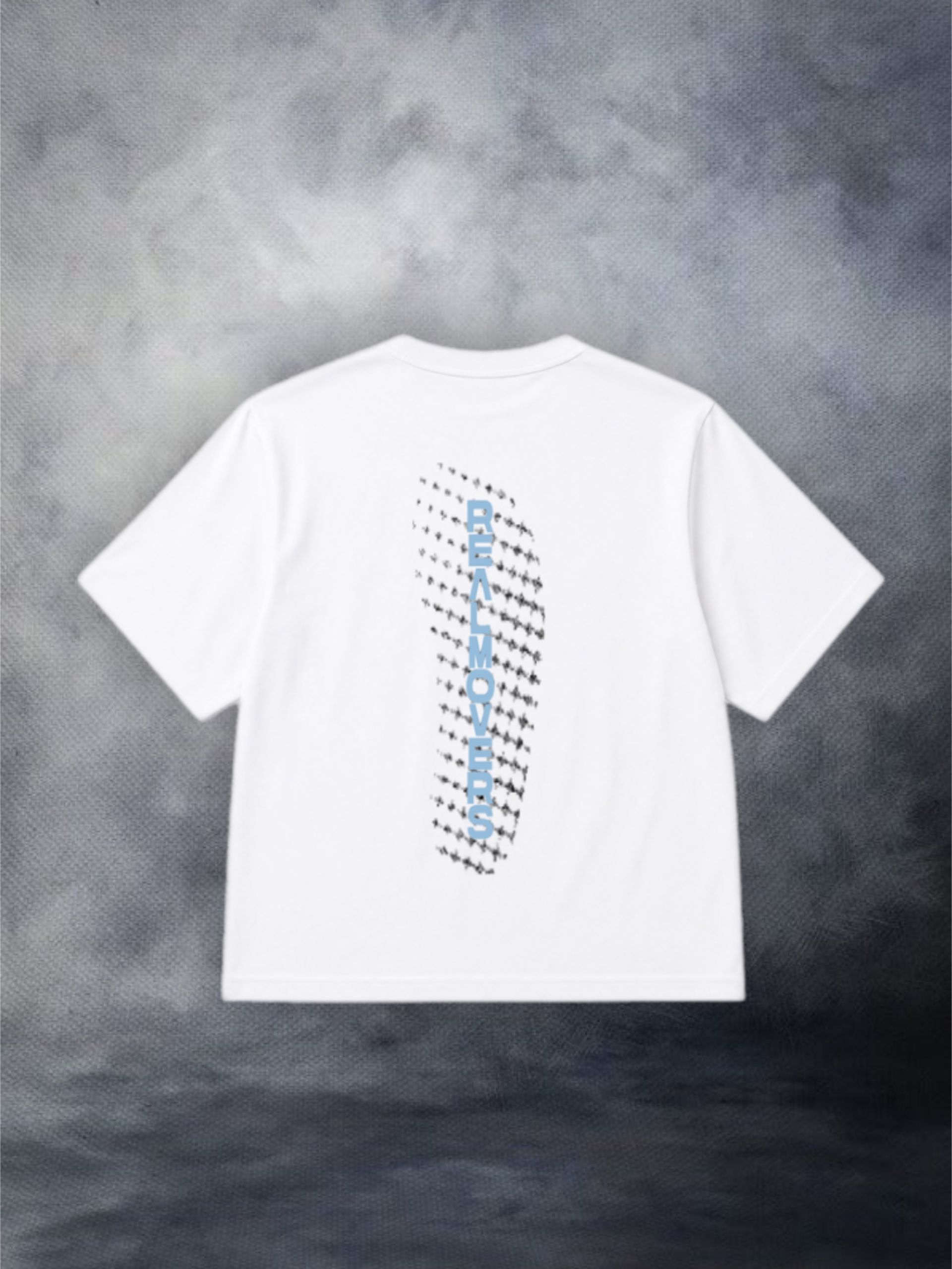 Men's Powder Blue/Blk WLKR Performance Tee