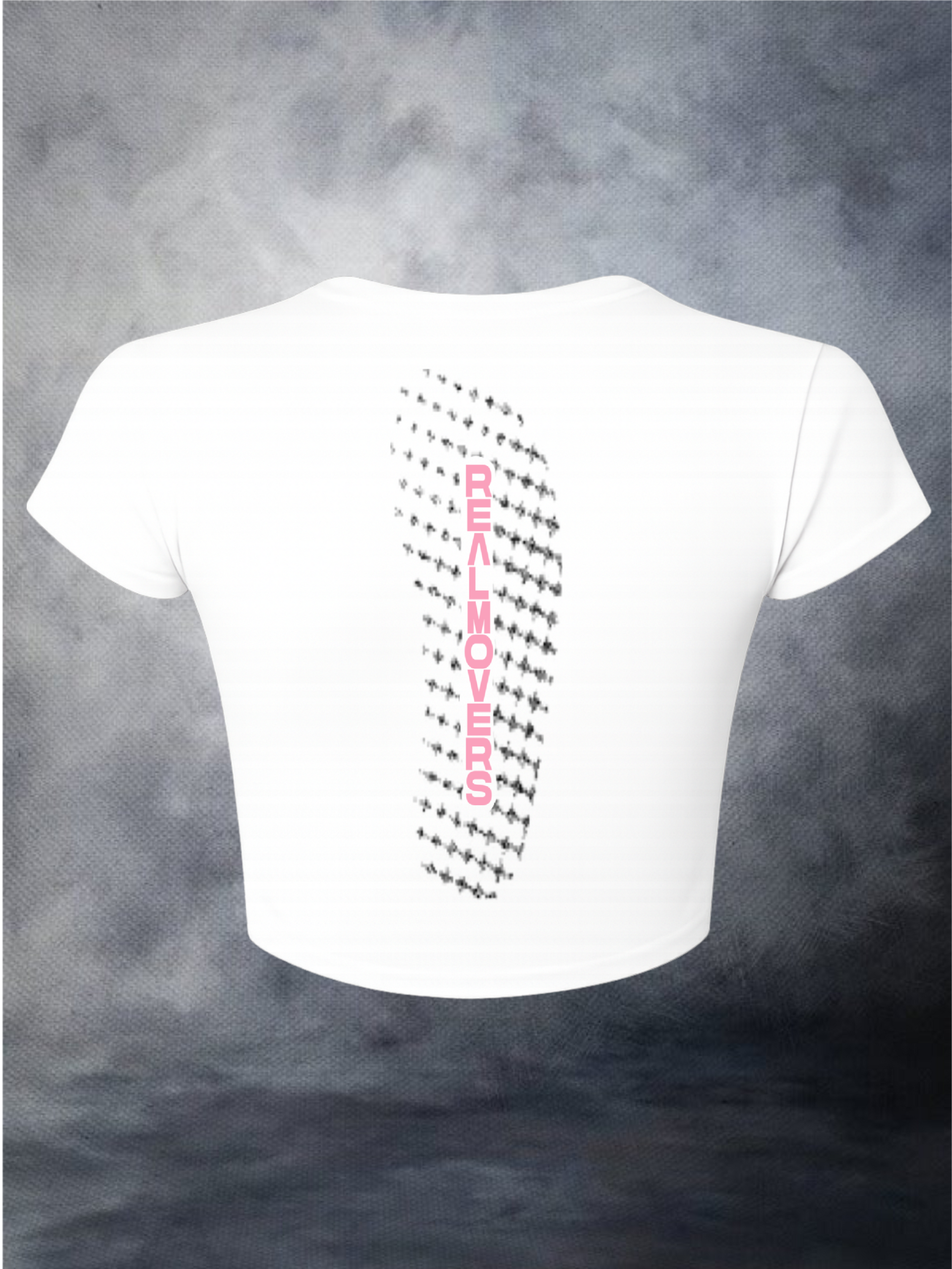 Women's Charcoal/Pink WLKR Performance Crop