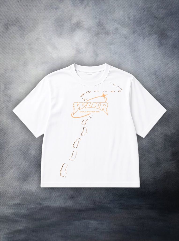 Men's Orange/Mocha Brown WLKR Performance Tee