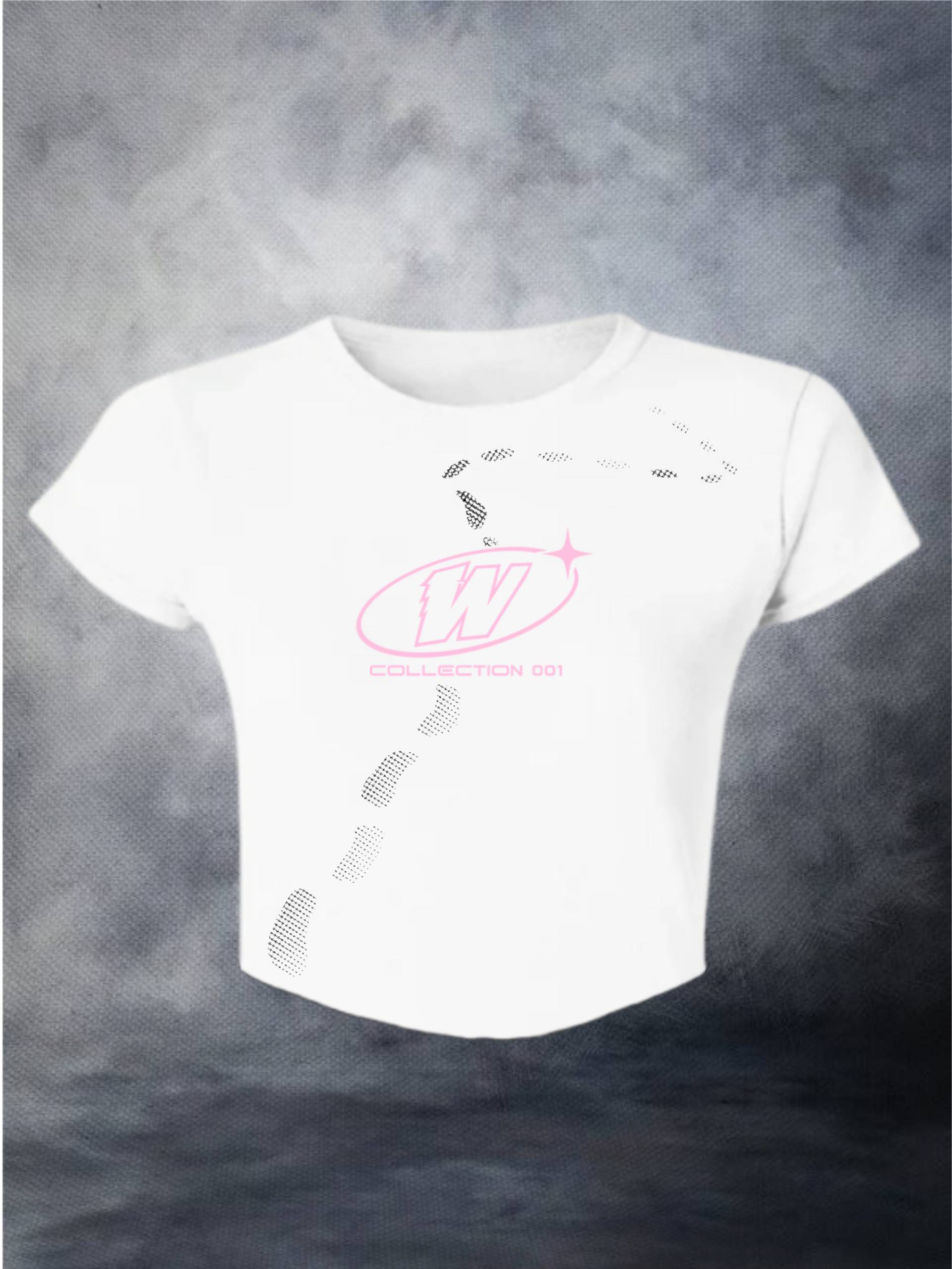 Women's Charcoal/Pink WLKR Performance Crop