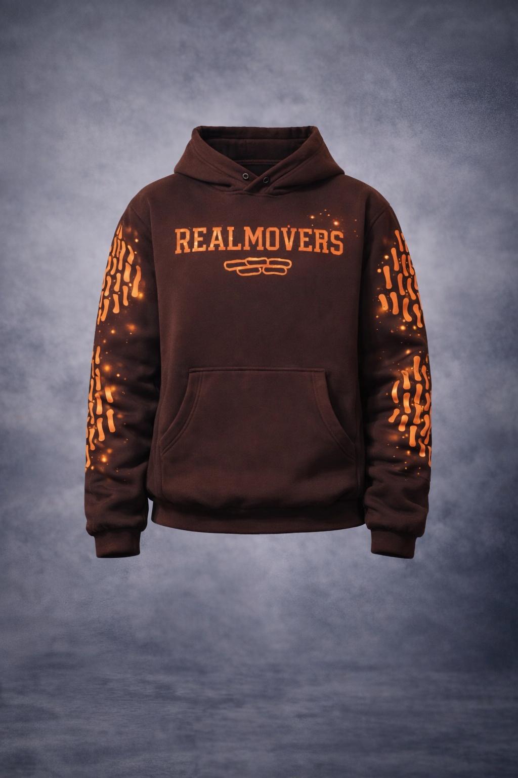 WLKR Sweatshirt MOCHA BROWN/ ORANGE