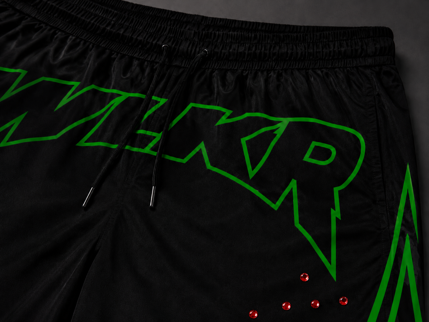 Men's Green/Blk WLKR Performance Shorts