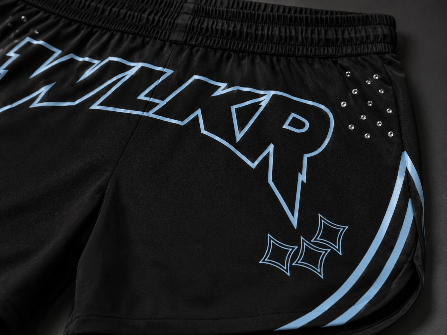 Women's Blk/Powder Blue WLKR Shorts