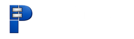 The logo for primary electric is blue and white on a white background.