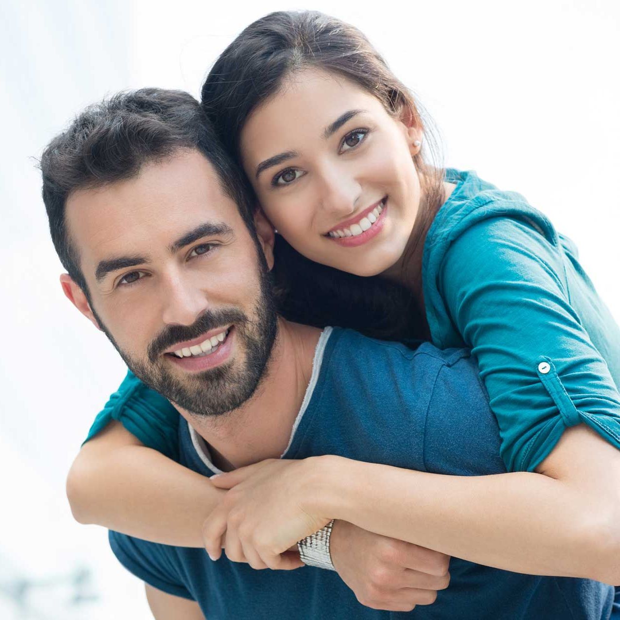 smiling couple