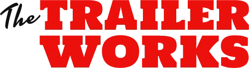 The Trailer Works logo in black and bold red text on a white background