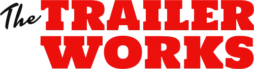 The Trailer Works logo in black and red text