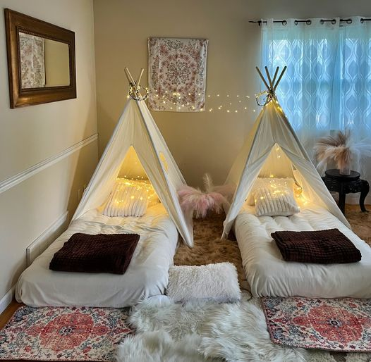sleepover canopy rentals
