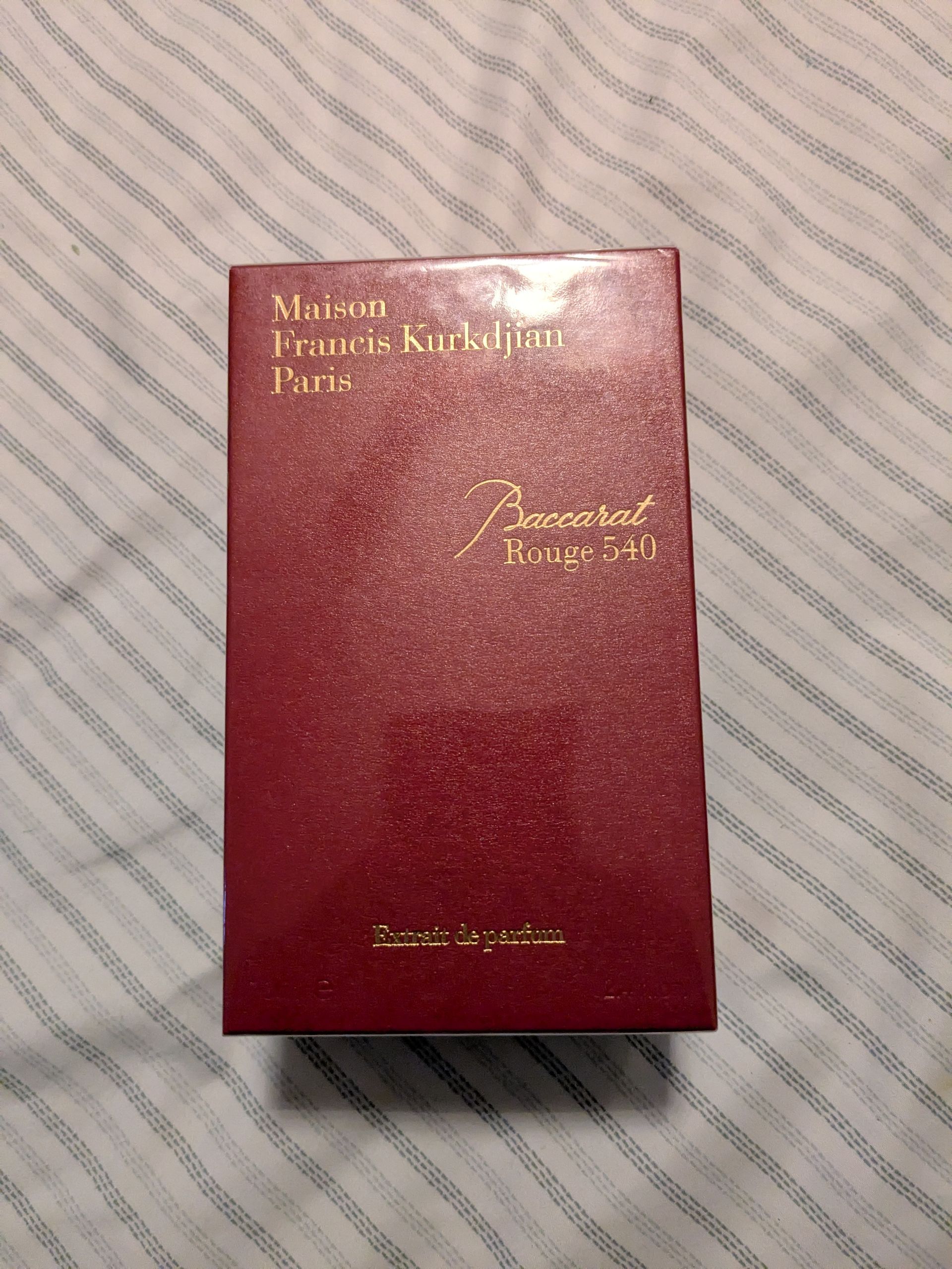 Baccarat 540 rouge (red)
