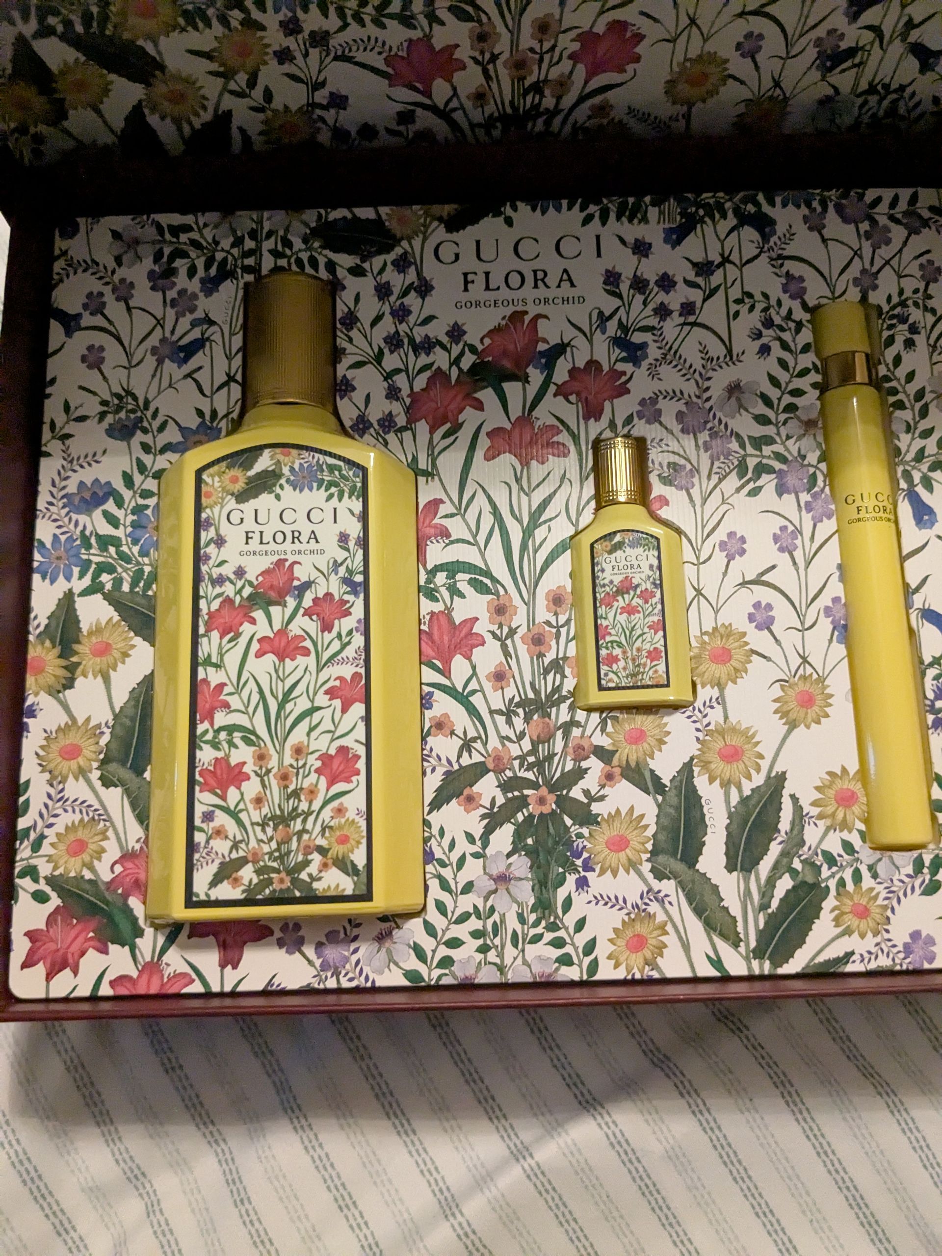 Gucci Flora Gorgeous Orchid 3pcs Set
