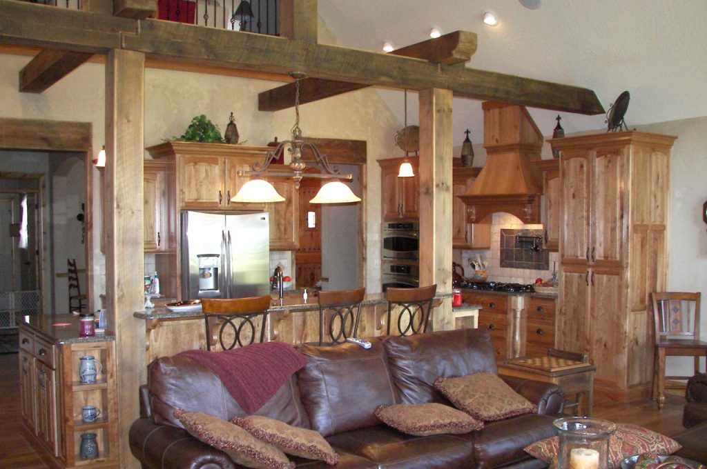 A Living Room With A Couch — Willard, MO — Bill’s Custom Woodworks