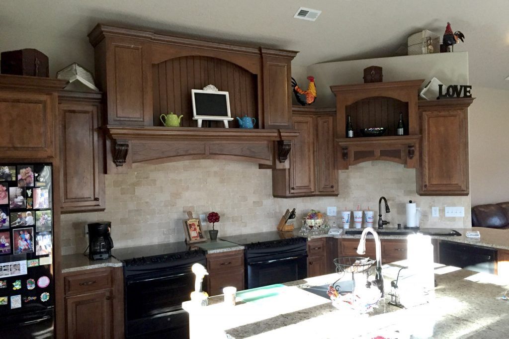 Kitchen With Stainless Steel Appliances And Gray Cabinets — Willard, MO — Bill’s Custom Woodworks