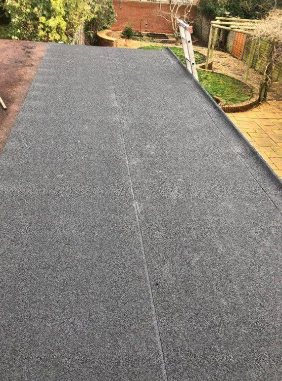 picture of a flat roof replacement by Roofers Leeds