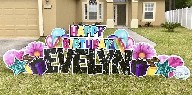 Happy Birthday Yard Cards