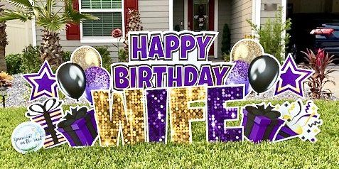 Happy Birthday Yard Cards