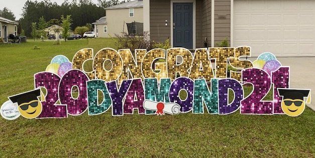 Congrats Grad Yard Cards