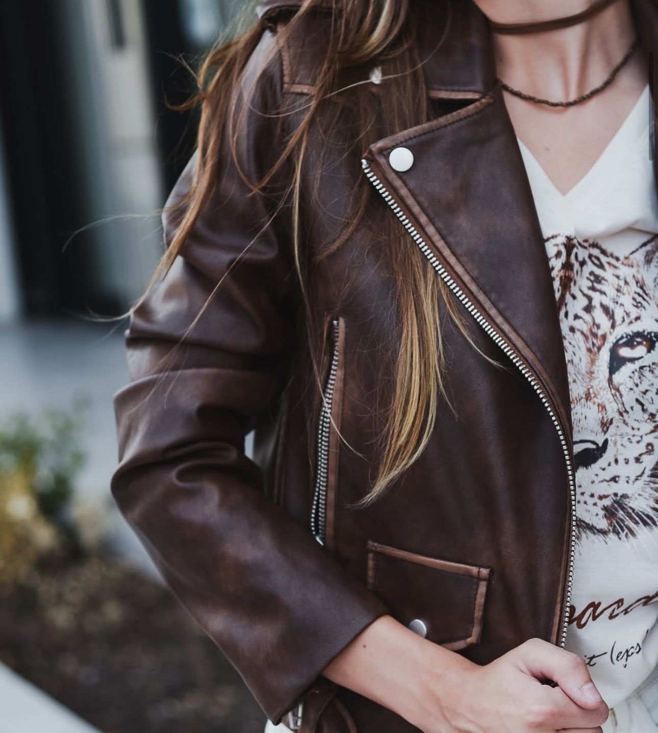 CAMPERA TOKIO ( Color Choco y Negro )
