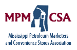 The logo for the Mississippi petroleum marketers and convenience stores association. The logo for the Mississippi petroleum marketers and convenience stores association.