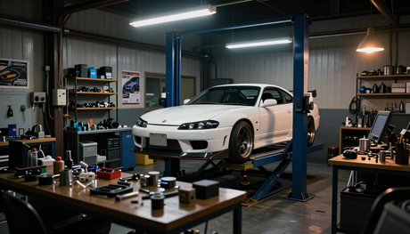 Insider access at tuner workshop