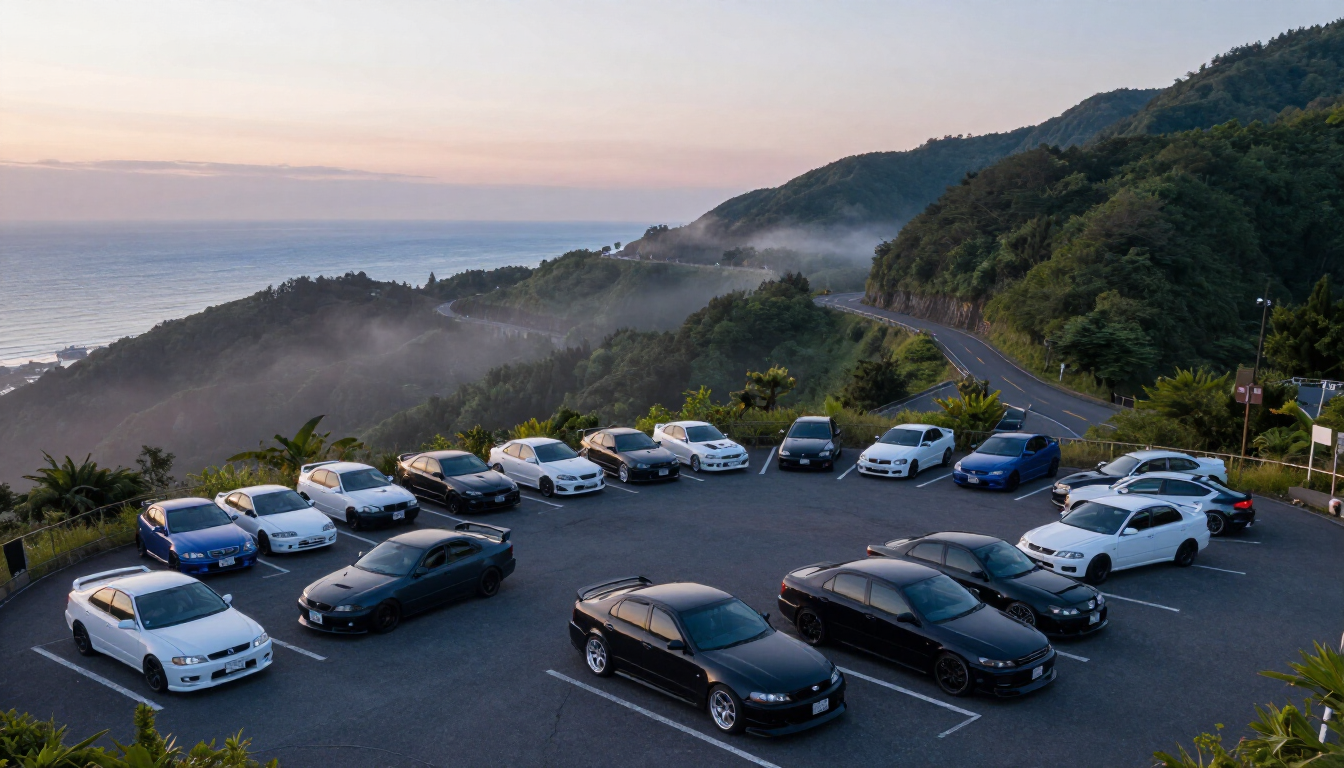 Regional Japanese car meet
