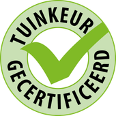 A green circular emblem containing a checkmark and the text 