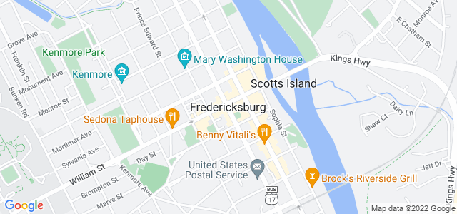 Map of business location