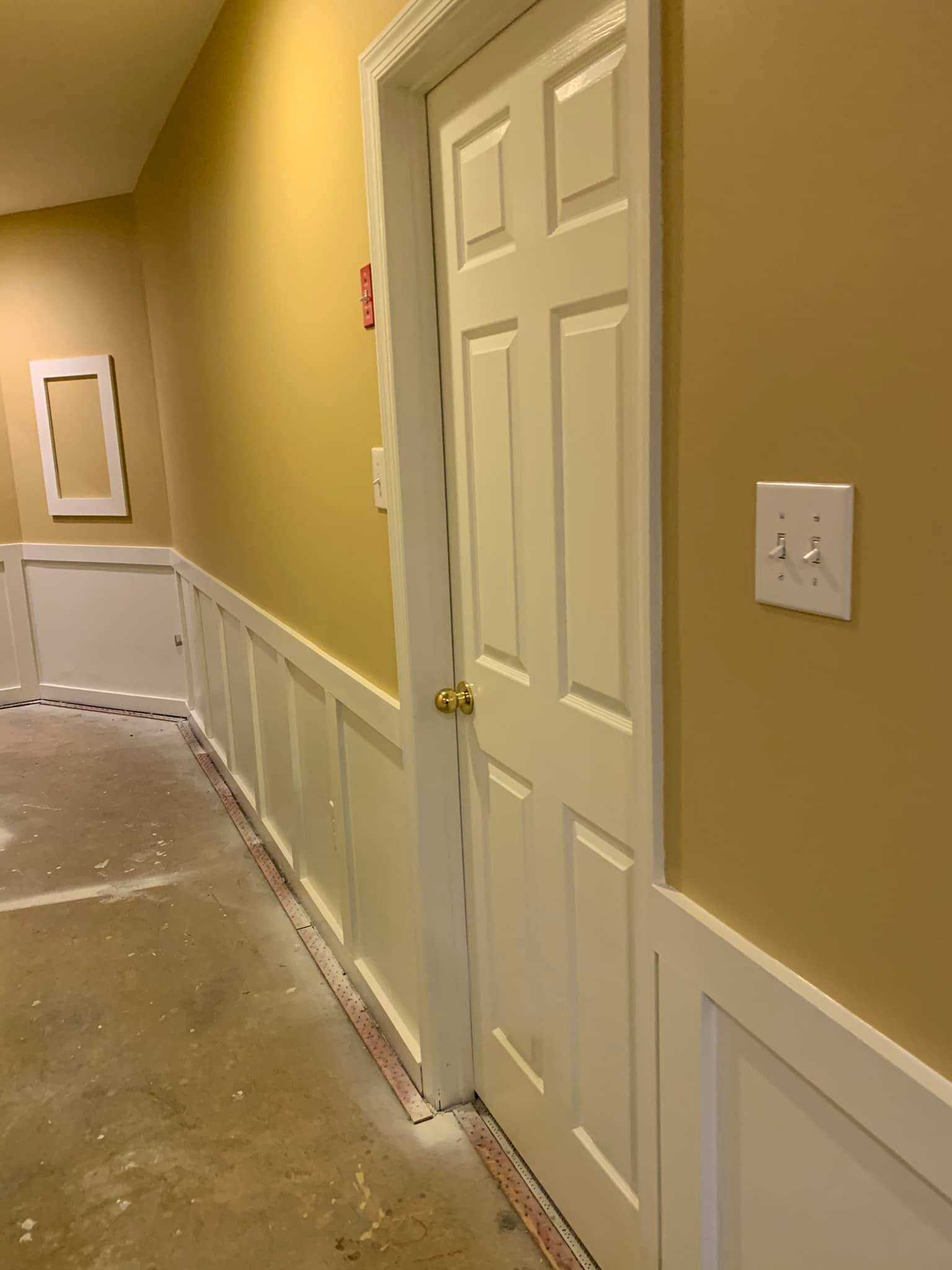 Newly Painted Wall and Door — Easton, PA — Contemporary Concepts in Painting, LLC