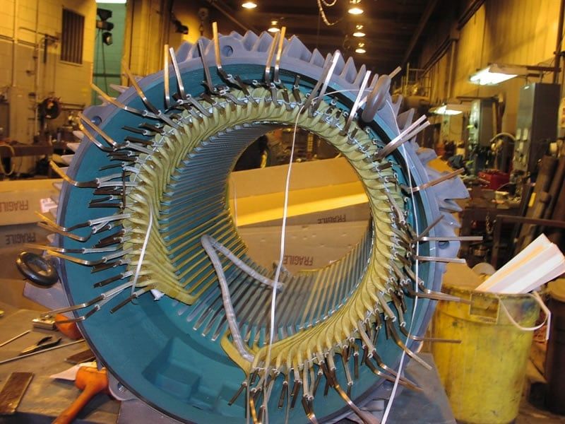 electric motor rewinding