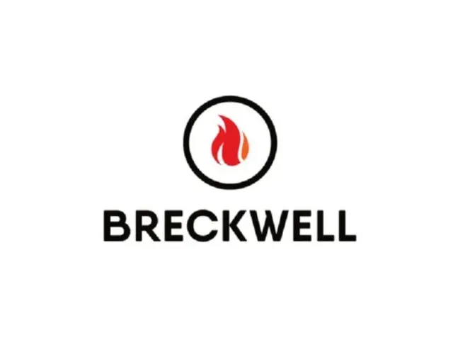 Breckwell logo with a red flame inside a black circle above the word “BRECKWELL”