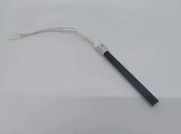 Black-handled cable with exposed white wires on a plain light background