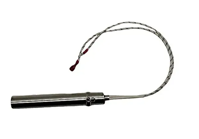 Metallic cylindrical tool with a braided looped cable attached to one end