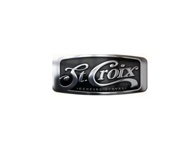 St. Croix logo in white script on a black rectangular label