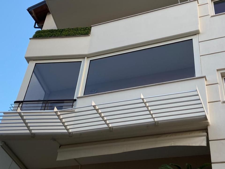 chiusura in PVC per terrazzi