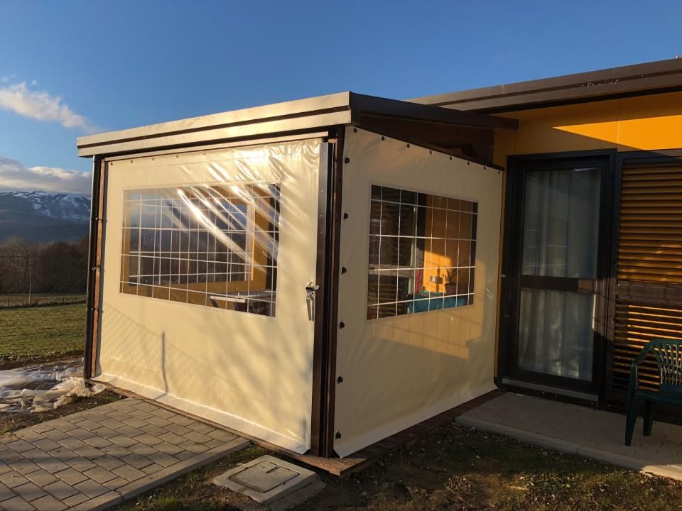 chiusura in PVC per ristoranti
