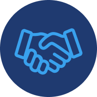 two shaking hands