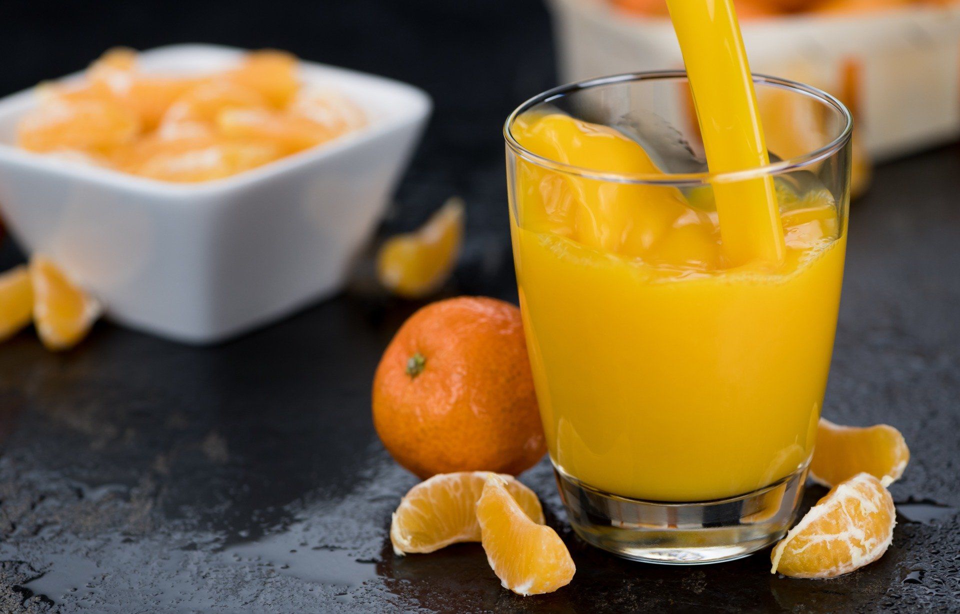 succo di arancia