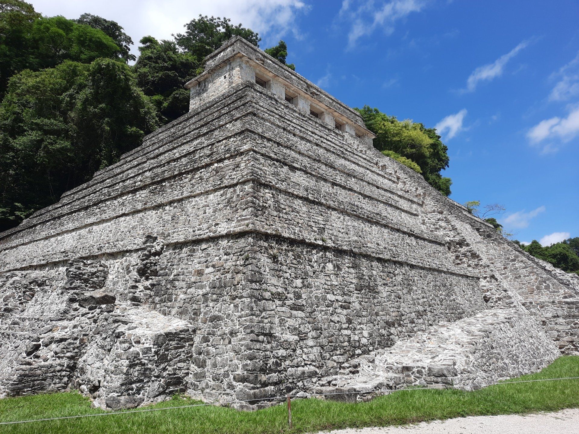 Pirámide principal de Zona Arqueológica de Palenque