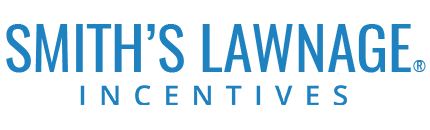 White Logo of Smith’s Lawnage Incentives