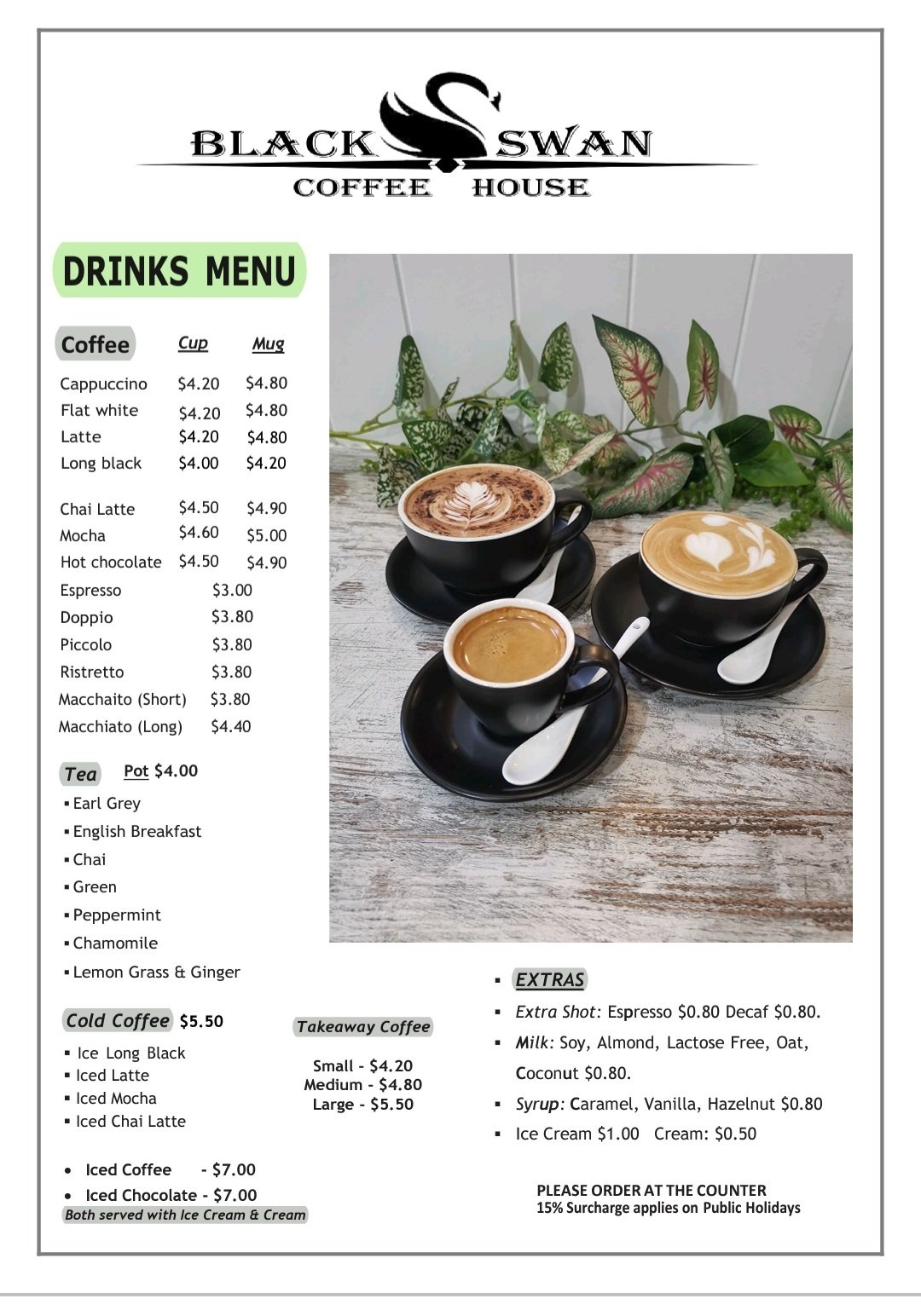 Black Swan Coffee House Mermaid Waters, Australia