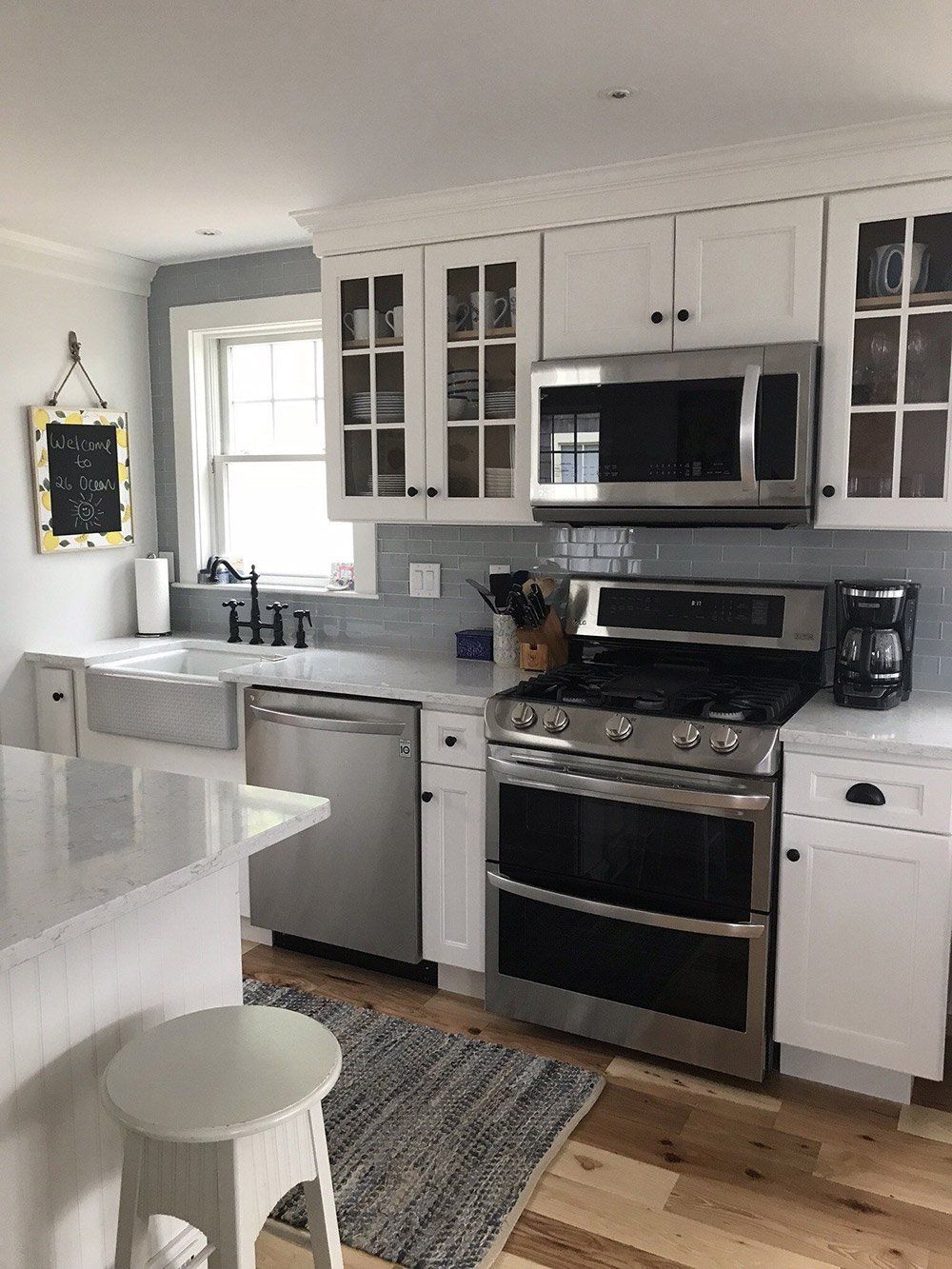 Kitchen With Cabinet And Appliances — Hyannis, MA — Cloutier Supply Company