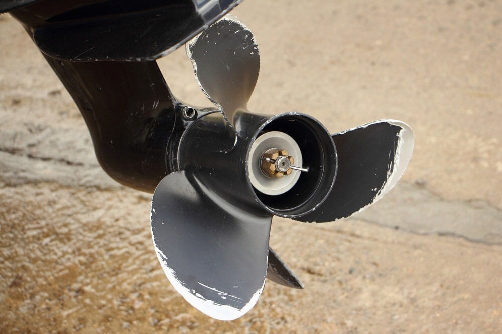 A Close Up of a Propeller on a Boat — Whitsunday Diesel & Marine In Townsville, QLD