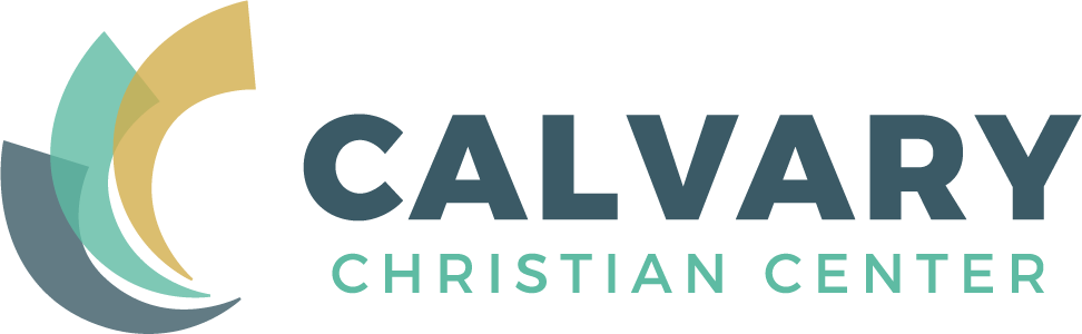 Calvary Christian Center The calvary christian center logo is a green, light green and yellow crests.