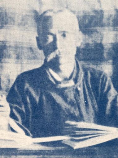 Yoseb Gergan translating the Tibetan Bible.